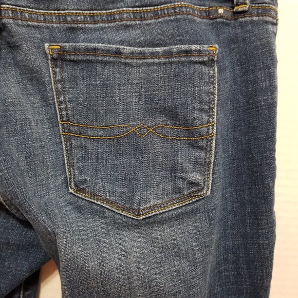 Lucky Brand jeans 8/29 Lolita Capri denim whiskered cropped stretch - Picture 11 of 15